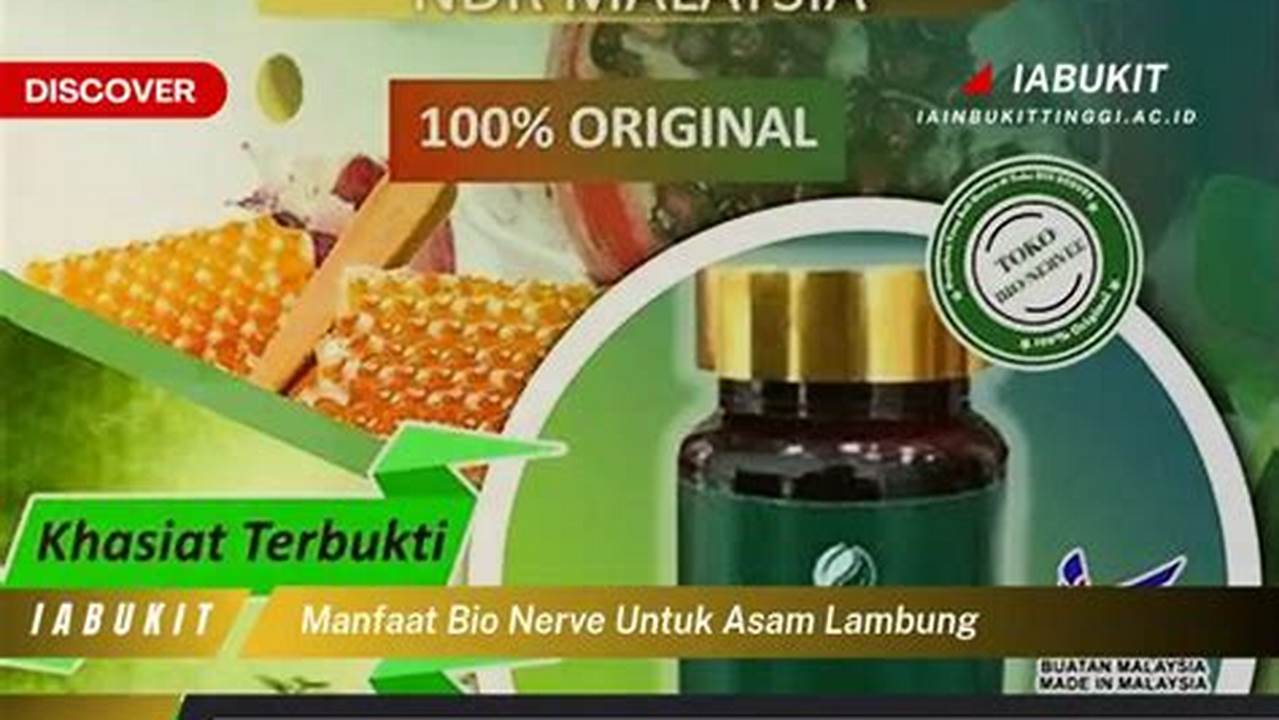 Temukan Manfaat Bio Nerve untuk Asam Lambung yang Jarang Diketahui