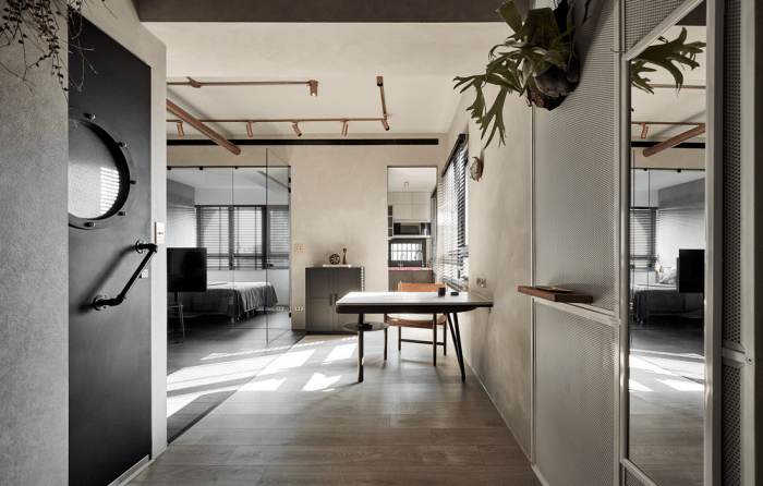 Loft industrial minimalistic archdaily large