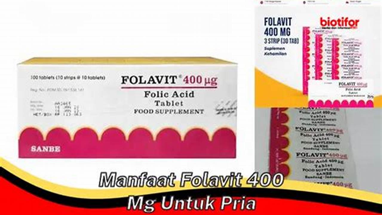 Manfaat Folavit untuk Pria: 7 Hal yang Jarang Diketahui