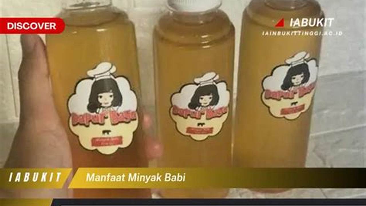 Temukan 10 Manfaat Minyak Babi yang Jarang Diketahui